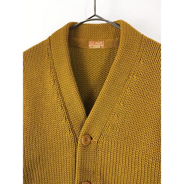 古着 30-40s G.N.PORTMAN CO 畦編み ローゲージ ウール ニット