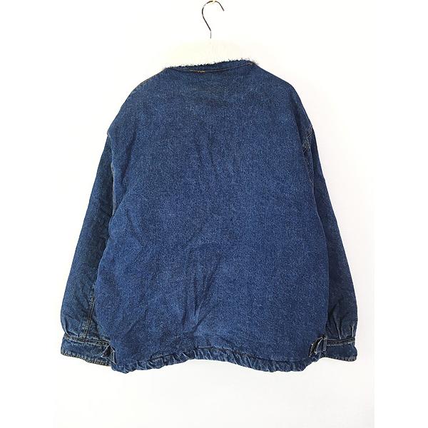 古着 90s Canyon River Blues B-3 タイプ パデッド ブルー デニム ボア