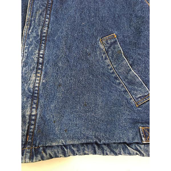 古着 90s Canyon River Blues B-3 タイプ パデッド ブルー デニム ボア