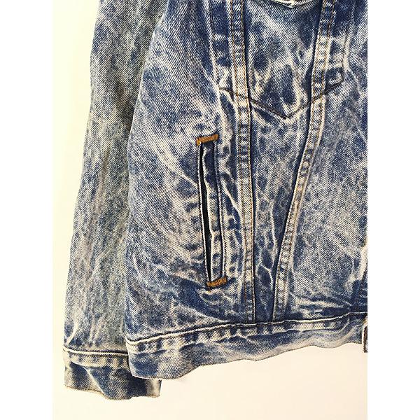 古着 80s USA製 Levi's 70507-0219 ワイドシルエット ケミカル