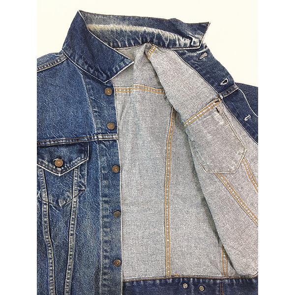 古着 70s USA製 Levi's 70505-0217 4th インディゴ デニム トラッカー