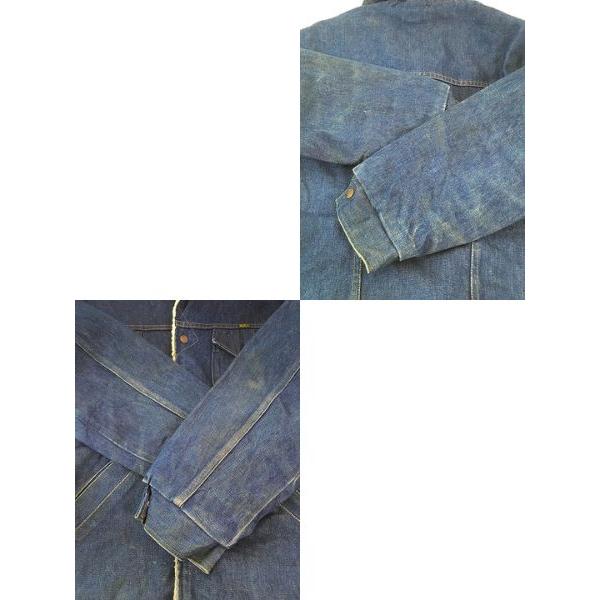 古着 70s USA製 Maverick 「Ranch Coat」 濃紺 デニム ボア ランチ