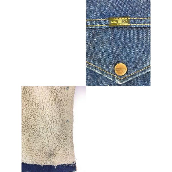 古着 70s USA製 Maverick 「Ranch Coat」 濃紺 デニム ボア ランチ