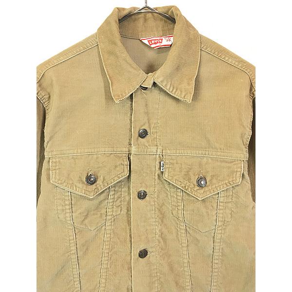 古着 70s Levis 70505 3rdタイプ コーデュロイ トラッカー ジャケット