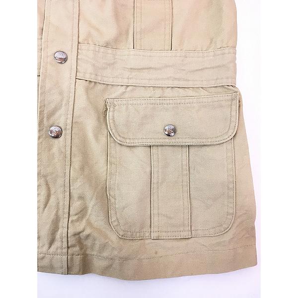 古着 70s USA製 Lee コットンキャンバス オープンカラー ブッシュ