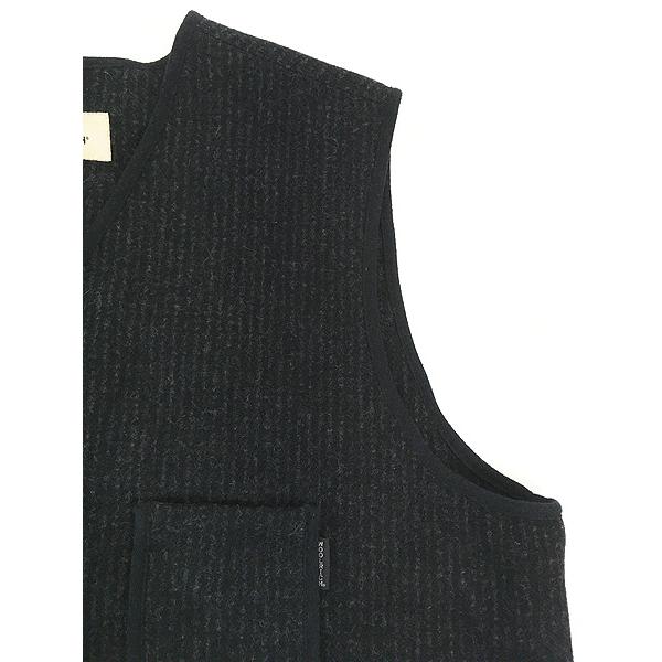 古着 00s WoolRich ごま塩 ソルト&ペッパー ストライプ ウール