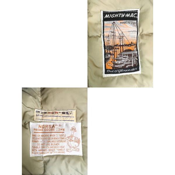 古着 70s USA製 Mighty Mac 「マイティージップ」 シェル グース