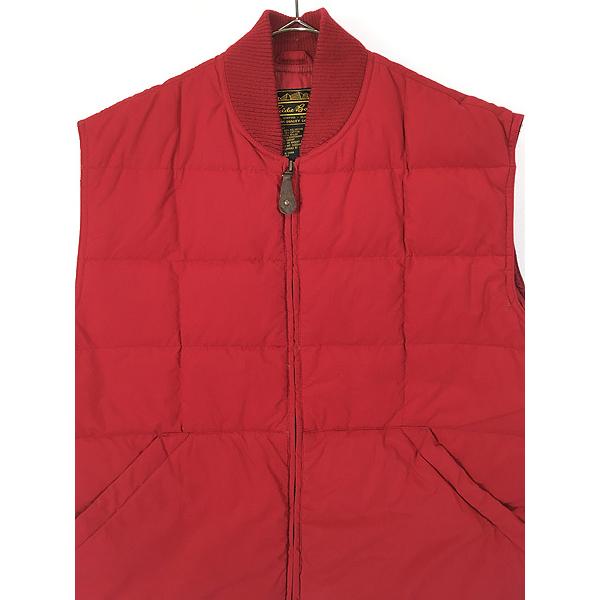 古着 80s Eddie Bauer 名作 「Downlight Canadian Vest」 キルティング