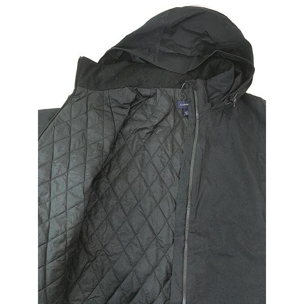 古着 00s LANDS' END Waterproof 防水 止水ジップ パデッド 2way
