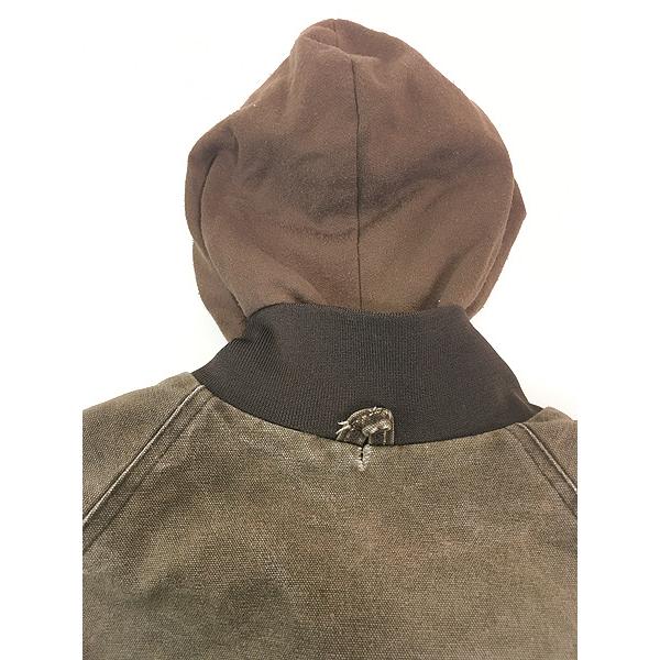 古着 90s USA製 KENT ケント 企業 刺しゅう ブラウン ダック 2way