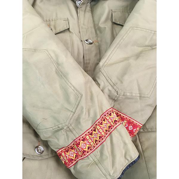 古着 70s Canada製 Woods コットン ナイロン シェル アークティック