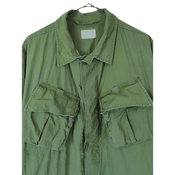 古着 60s 米軍 US 3rd 「ステンシル」 ノンリップ ポプリン ベトナム 