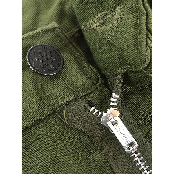 古着 60s 米軍 US ARMY 「カニ股」 100%コットンサテン ミリタリー