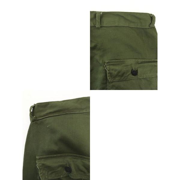 古着 60s 米軍 US ARMY 「カニ股」 100%コットンサテン ミリタリー