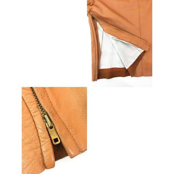 古着 60s Mid-Western Sport Togs 本革 ディアスキン レザー レース