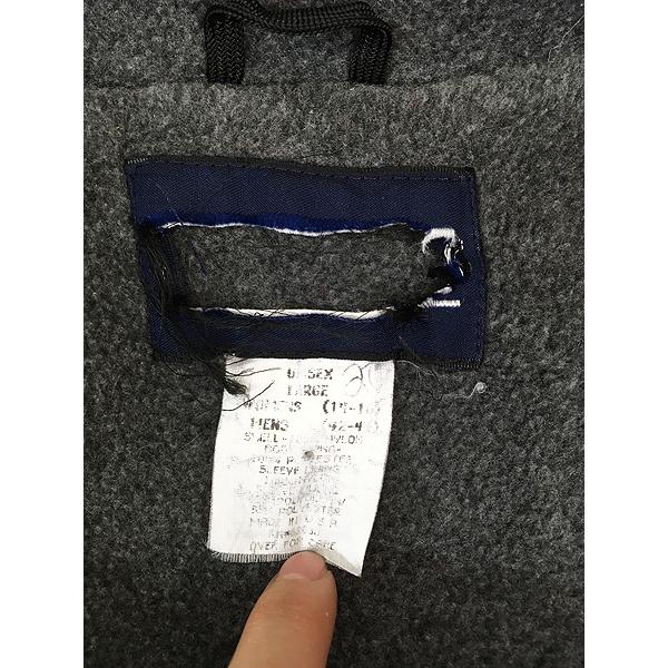 古着 90s LANDS' END フリース ライナー パデッド ハーフジップ プル