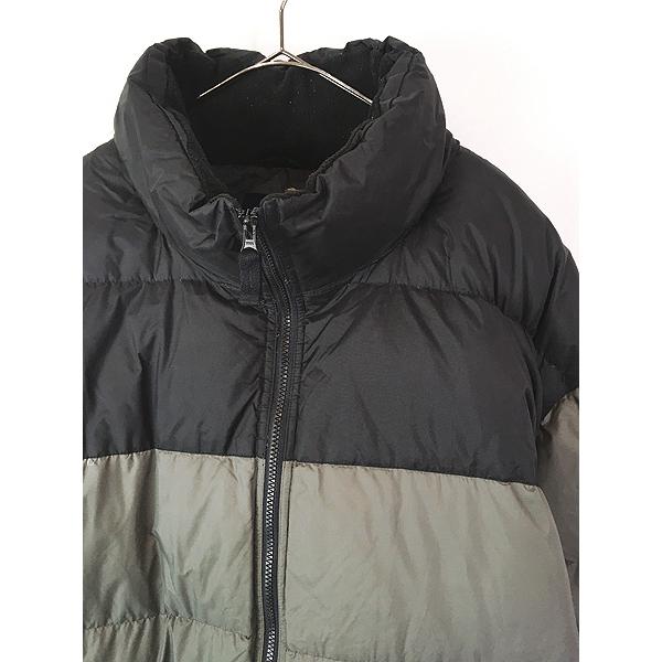 古着 90s GAP 軽量 2tone 防水 PUコーティング シェル ダウン ジャケット XL 古着 90s GAP 軽量 2tone 防水 PUコーティング シェル ダウン