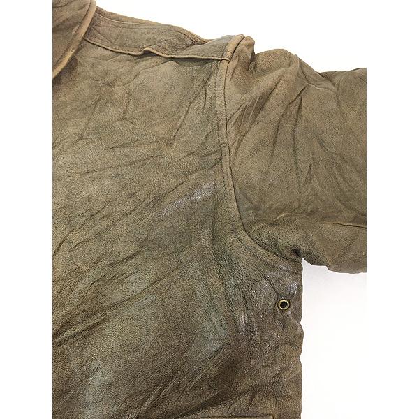 古着 00s LL Bean Type A-2 本革 ゴートスキン レザー フライング