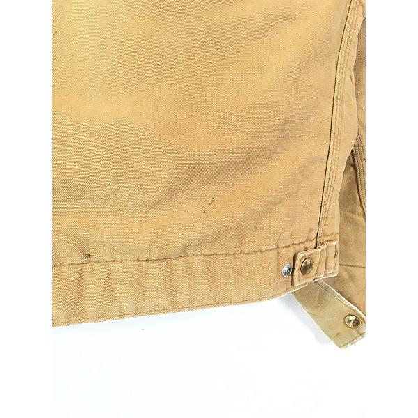 古着 80s- Carhartt 裏地 ストライプ ブランケット ブラウン ダック