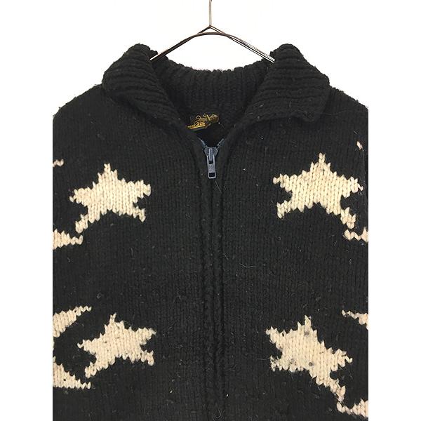 古着 90s エクアドル製 TEJIDOS IMALAYA スター & ムーン ヘビー