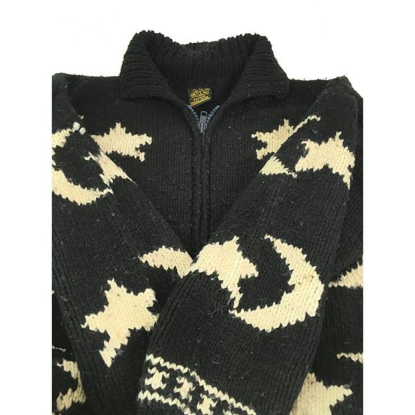 古着 90s エクアドル製 TEJIDOS IMALAYA スター & ムーン ヘビー