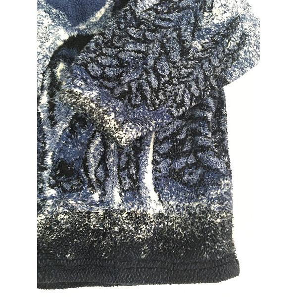 古着 90s USA製 Bear Ridge オオカミ ウルフ アニマル フリース