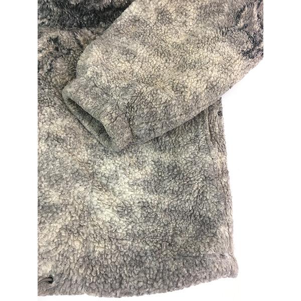 90s USA古着 satanic 内ボア フリース ナイロン パーカー M b202437309c5e309eba9985760ae52