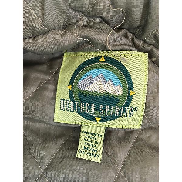 古着 90s WERTHER SPIRITS オオカミ ウルフ アニマル パデット