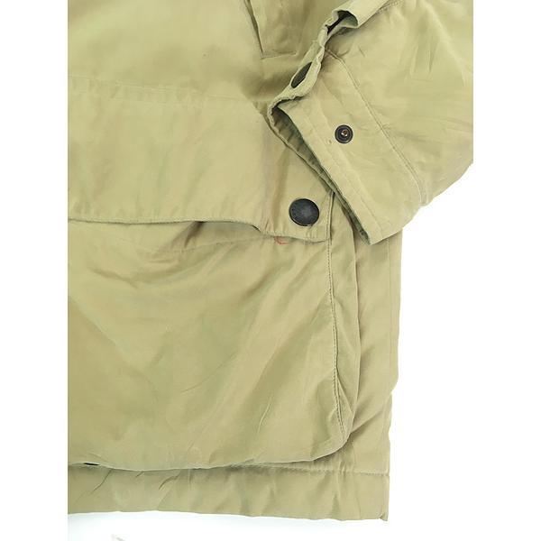 古着 90s Nautica 本革 レザー カラー 比翼 ピーチスキン パデット