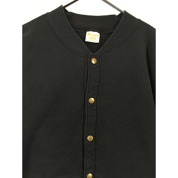 古着 USA製 Champion Reverse Weave 復刻 単色タグ リバース スナップ 