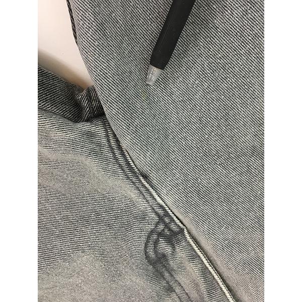 古着 90s Sergio Valente グレー ブラック 2tone デニム パンツ