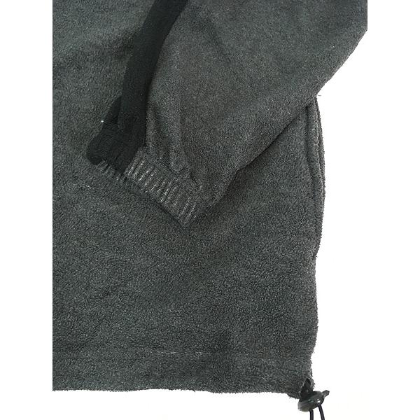 古着 90s USA製 NIKE ワンポイント 刺しゅう ポケット付 ハーフジップ フリース ジャケット L 古着 古着 90s USA製 NIKE ワンポイント 刺しゅう ポケット付 ハーフジップ