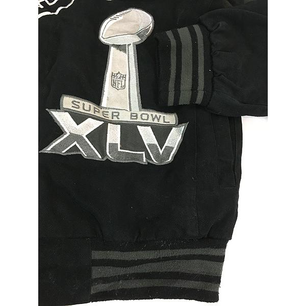 古着 NFL Green Bay Packers パッカーズ Super Bowl コットン スタジャン ジャケット L 古着 古着 NFL Green Bay Packers パッカーズ Super Bowl コットン