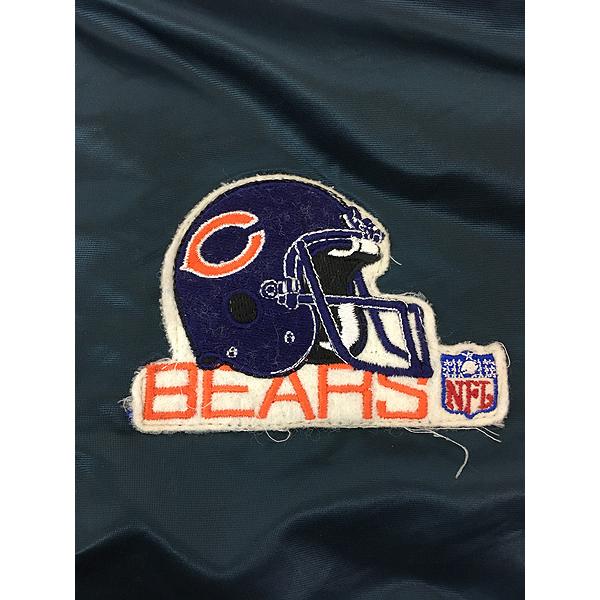 古着 90s Chalk Line NFL Chicago Bears ベアーズ サテン スタジャン