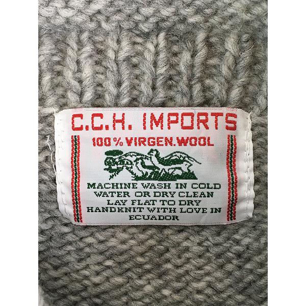 古着 90s エクアドル製 C.C.H. Import 星条旗 フラッグ ヘビー ウール