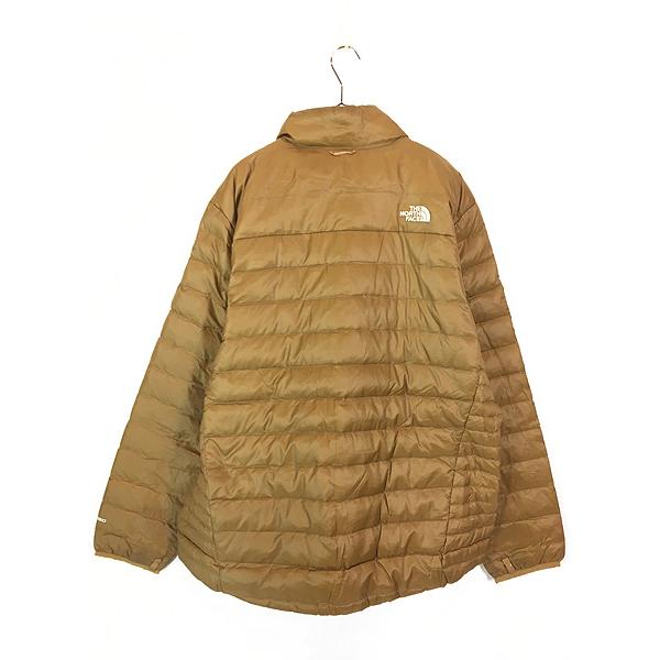 古着 TNF The NorthFace 550 フィルパワー ダウン ジャケット 黄土 XXL