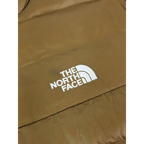古着 TNF The NorthFace 550 フィルパワー ダウン ジャケット 黄土 XXL