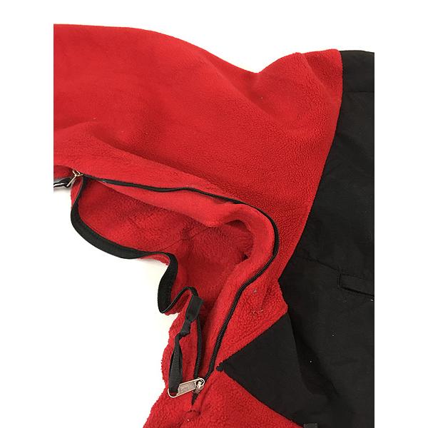 古着 90s TNF The North Face 赤×黒 POLARTEC デナリ フリース