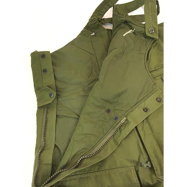 古着 90s カナダ軍 IECS ミリタリー 光沢 防寒 パデッド コンバット カーゴ オーバーオール サスペンダー パンツ 古着 90s カナダ軍 IECS ミリタリー 光沢 防寒 パデッド コンバット