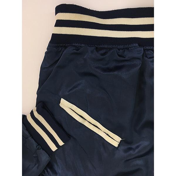 80's カレッジスタジャン　USA製 80年代 USA製 Swingster カレッジ ロゴ刺繍 サテンスタジャン