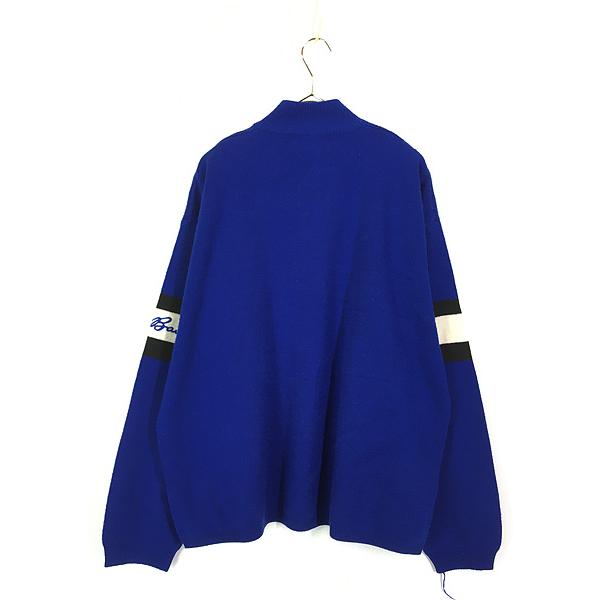 EBTEK eddie bauer ボーダー切り替え フリース 古着　セーター EBTEK eddie bauer ボーダー切り替え フリース 古着 セーター