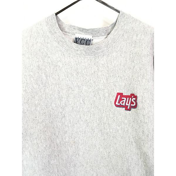 古着 90s USA製 VCC 「Lay's」 ポテトチップス 企業 リバース