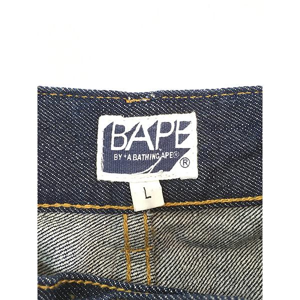 古着 90s 日本製 BAPE by A BATHING APE 初期 ペンキ ロゴ 古着 90s 日本製 BAPE by A BATHING APE 初期 ペンキ ロゴ