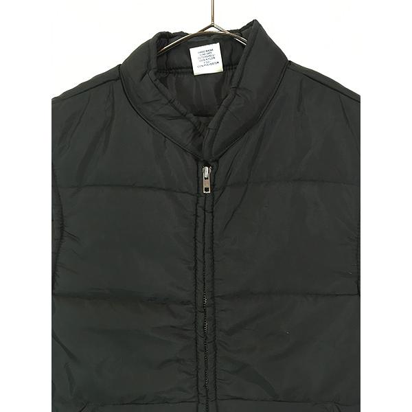 古着 70s USA製 Cap'n Jac 中綿 パデッド ナイロン ワーク ベスト L