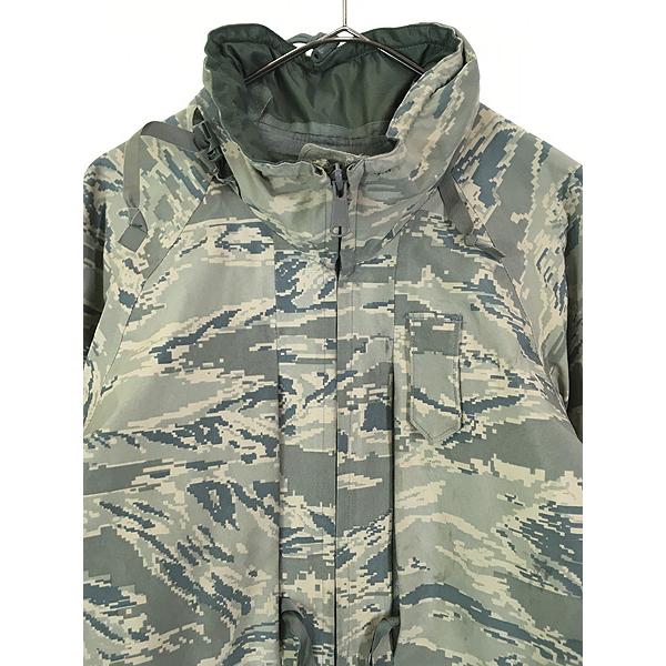 米軍 USAF　タイガーストライプカモ ジャケット ミリタリー APECS 米軍 APEC パーカー エアフォース タイガーストライプ 古着屋