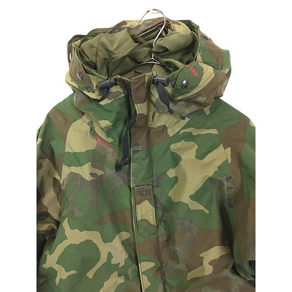 古着 90s 米軍 ECWCS 1st 中期 ウッドランド カモ 迷彩 GORE-TEX ゴア