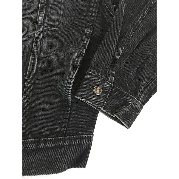 古着 90-00s Levi's 70598-4159 デカタグ ブラック デニム トラッカー