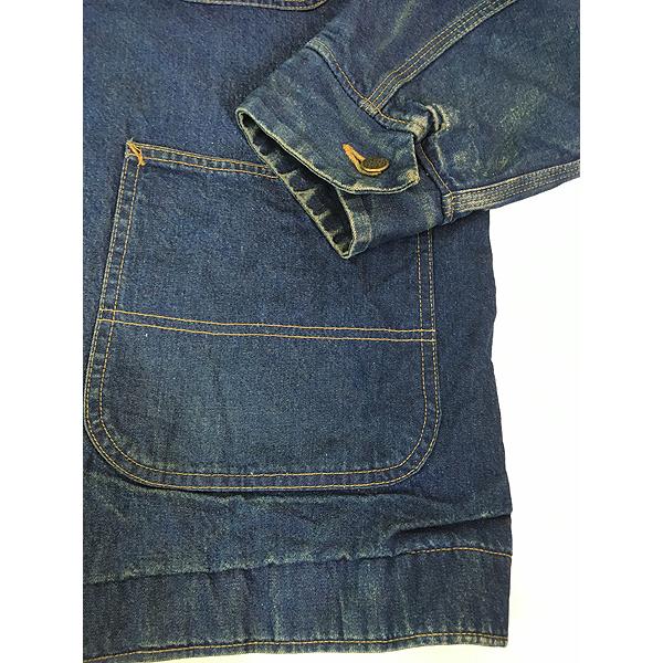 古着 80s USA製 Sears Roebucks ブランケット ライナー 濃紺 古着 80s USA製 Sears Roebucks ブランケット ライナー 濃紺