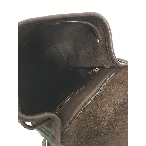 雑貨 古着 90s OLD COACH コーチ 本革 レザー リュックサック バッグ