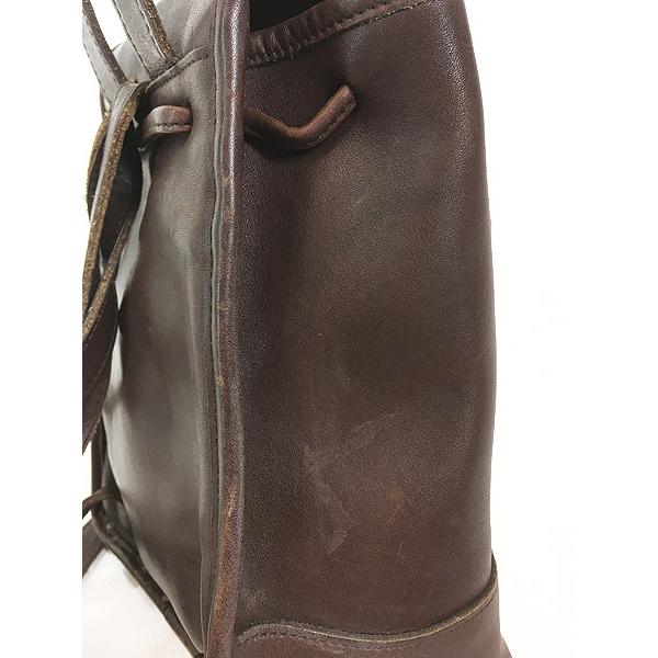 雑貨 古着 90s OLD COACH コーチ 本革 レザー リュックサック バッグ